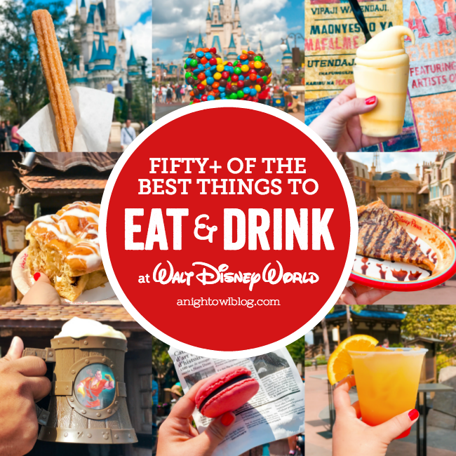 From crispy treats to crepes, we're sharing 50+ of the Best Things to Eat and Drink at Walt Disney World!