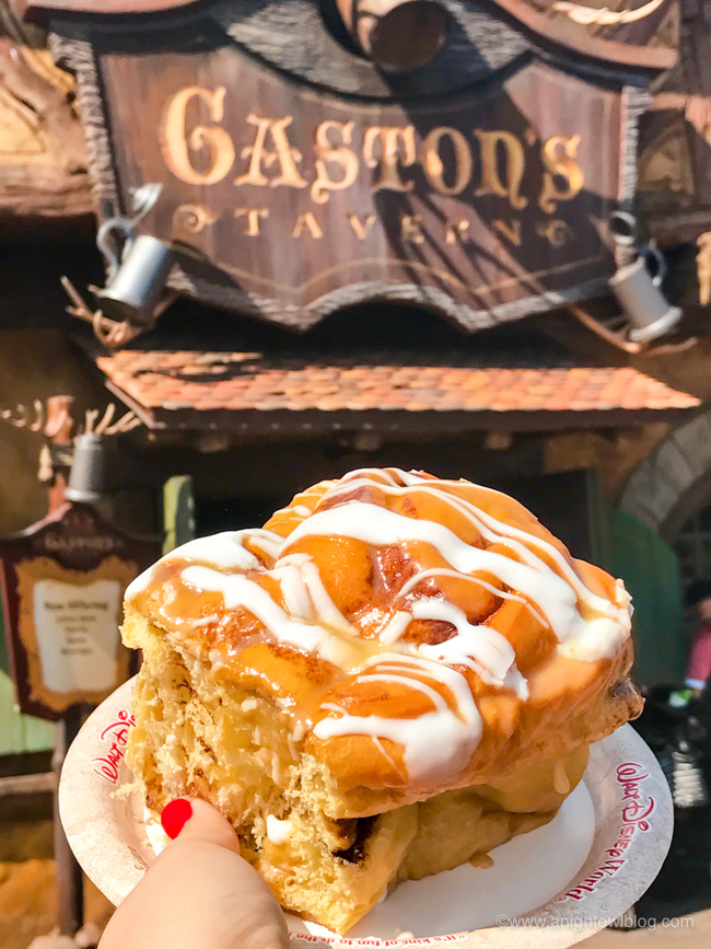 Warm Cinnamon Roll from Gaston's Tavern, Magic Kingdom
