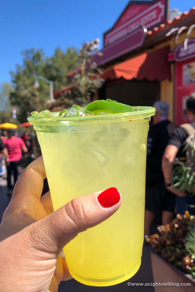Jalapeño-Lime Margarita from Peppers Cali-Ente | Disney California Adventure Food and Wine Festival 2019